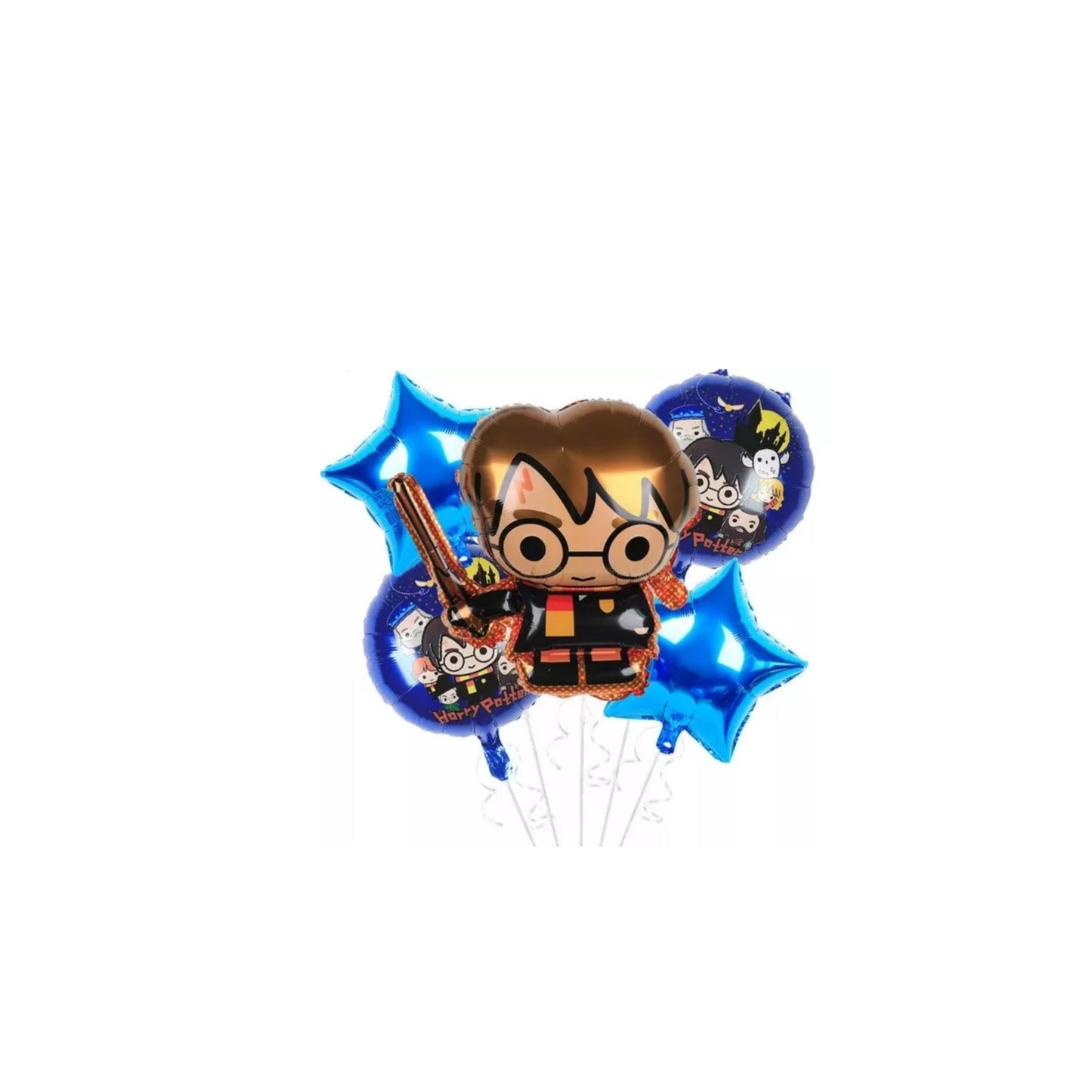 Kit globos metalicos temática Harry Potter
