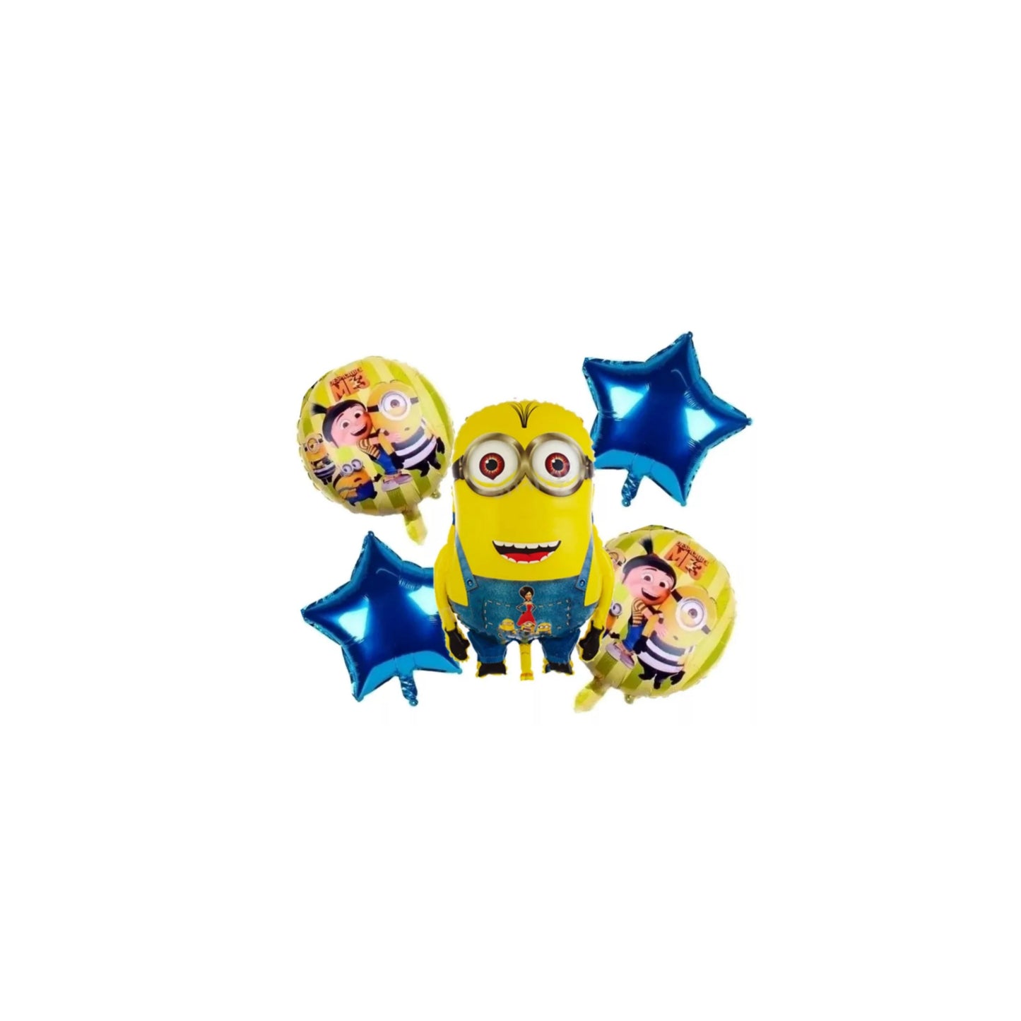 Kit globos metalicos temática Minions