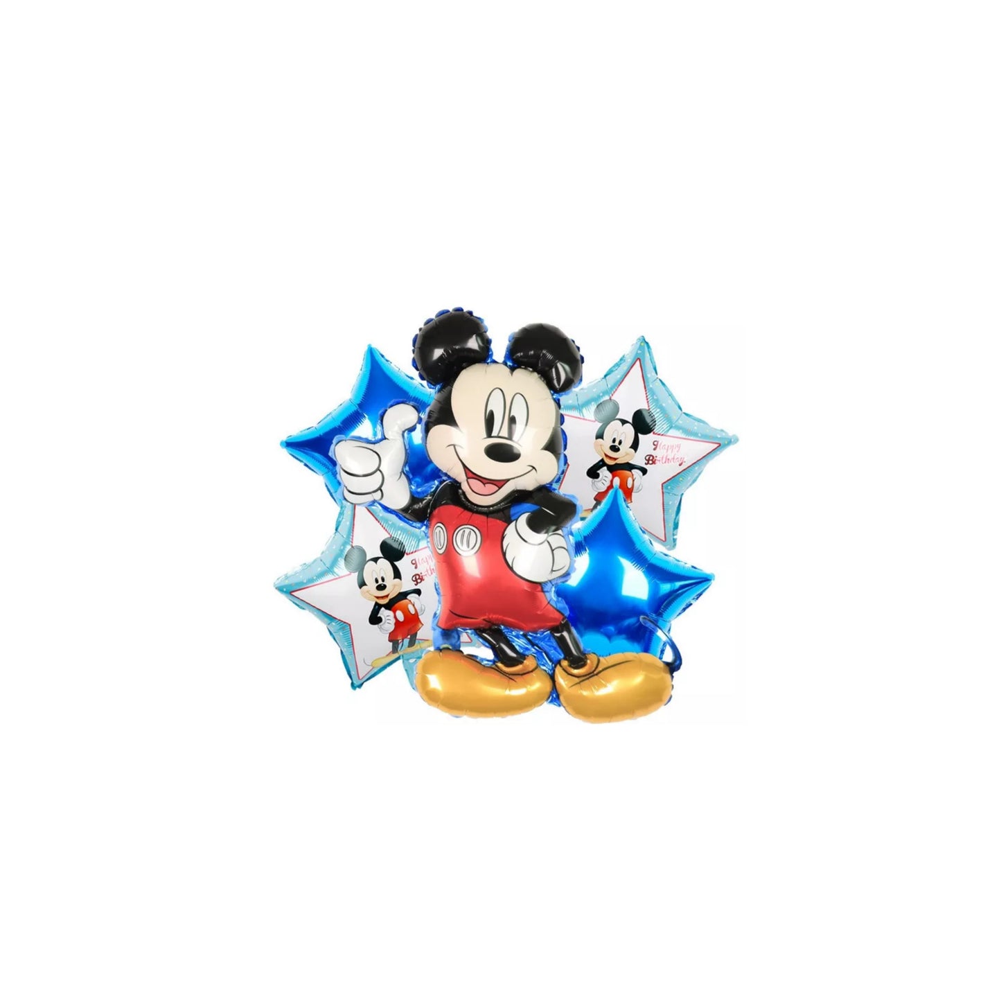 Kit globos metalicos temática Mickey Mousse