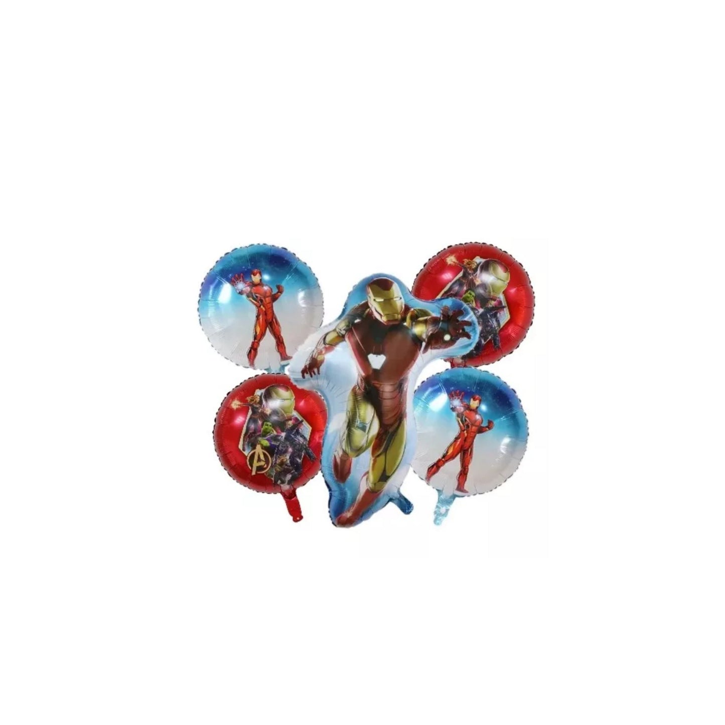 Kit globos metalicos temática Iron Man