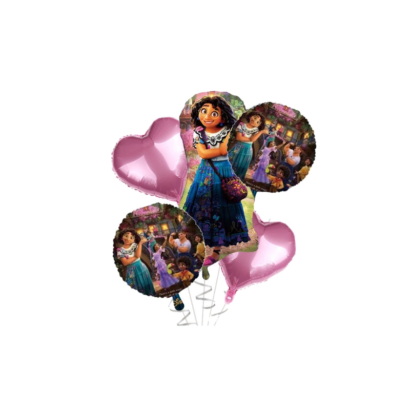 Kit globos metalicos temática encanto