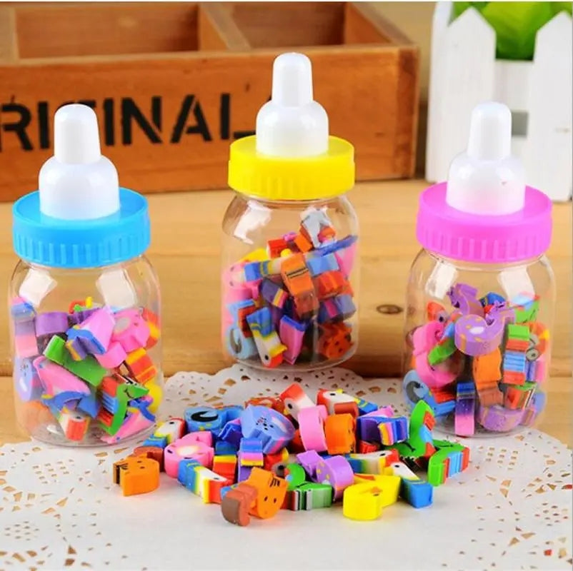12 mini mamilas con gomas Kawaii colores (precio por 12 PZ)