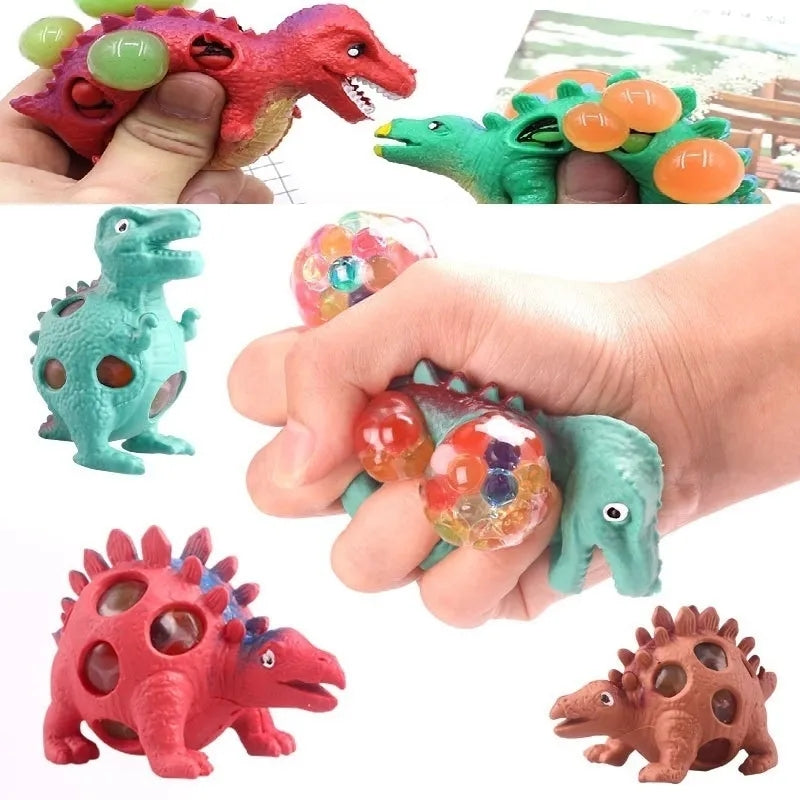 6 dinosaurios squishy sensorial juguete Piñata Bolo Fiesta Cumple Premio 6pz (precio por 6 pzs)