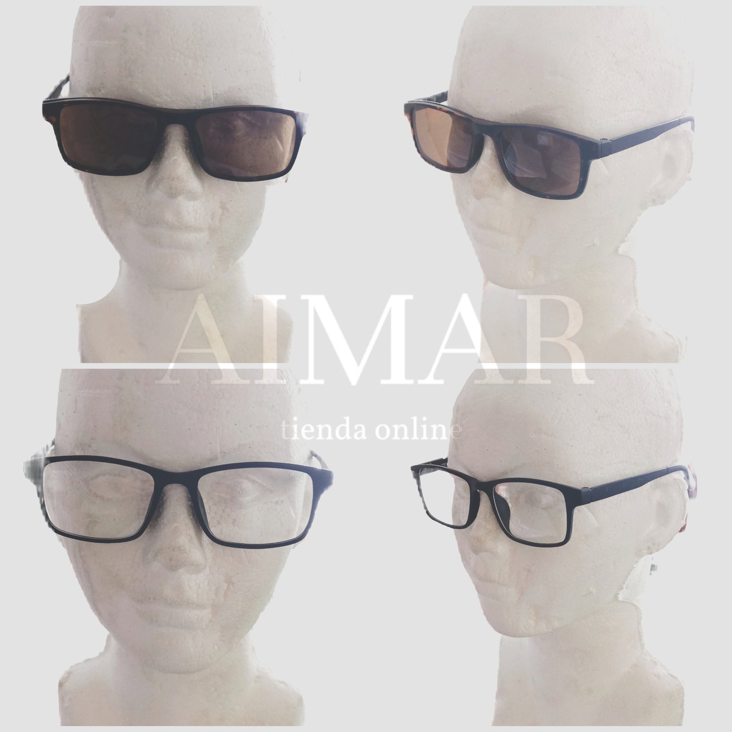 Lentes Armazón 5 En 1 Magnético Para Graduar 8844-2292