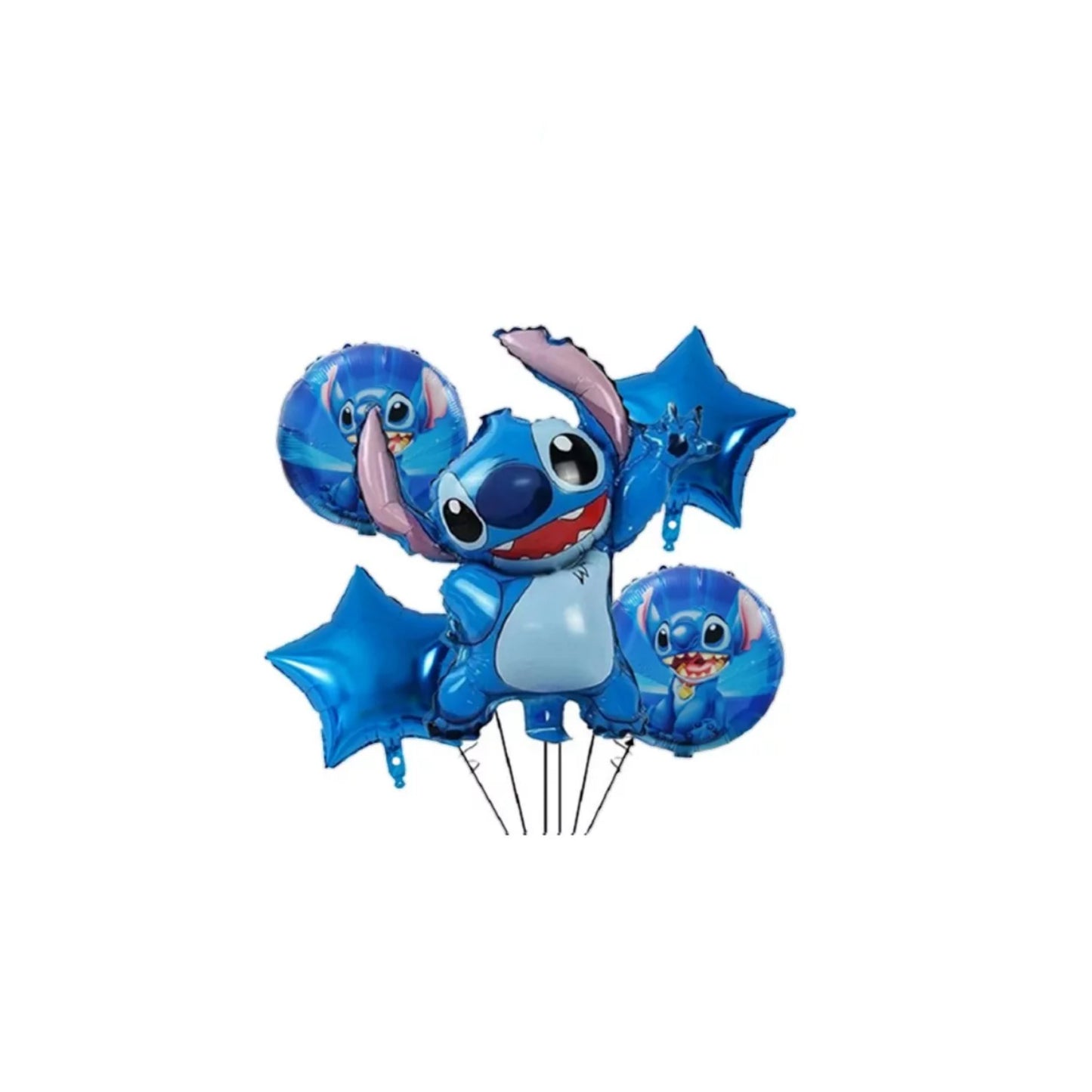 Kit globos metalicos temática Stich