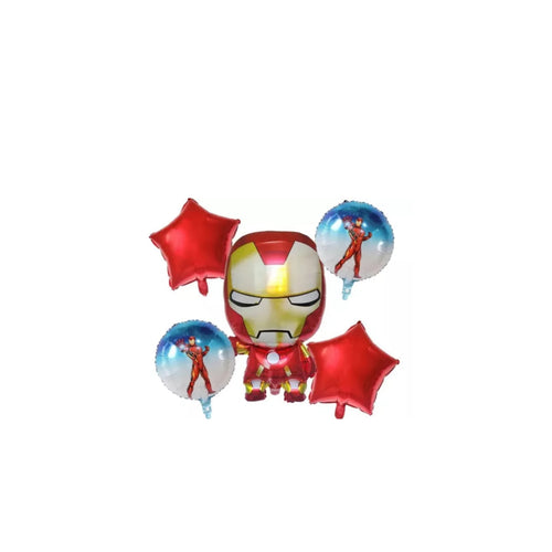 Kit globos metalicos temática Iron Man 2