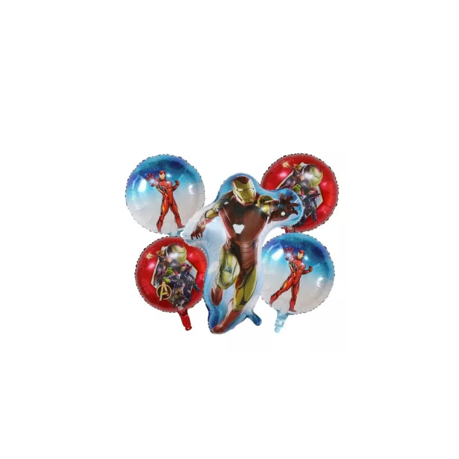 Kit globos metalicos temática Iron Man