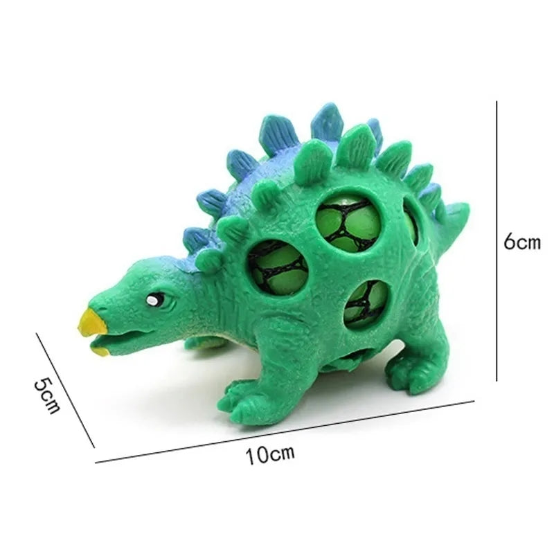 6  dinosaurios  squishy sensorial juguete Piñata Bolo Fiesta Cumple Premio 6pz (precio por 6 pzs)