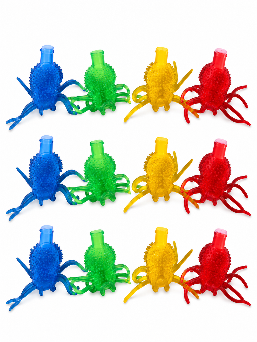 Planilla 20 Silbatos Insecto Globo Surtidos para Piñata