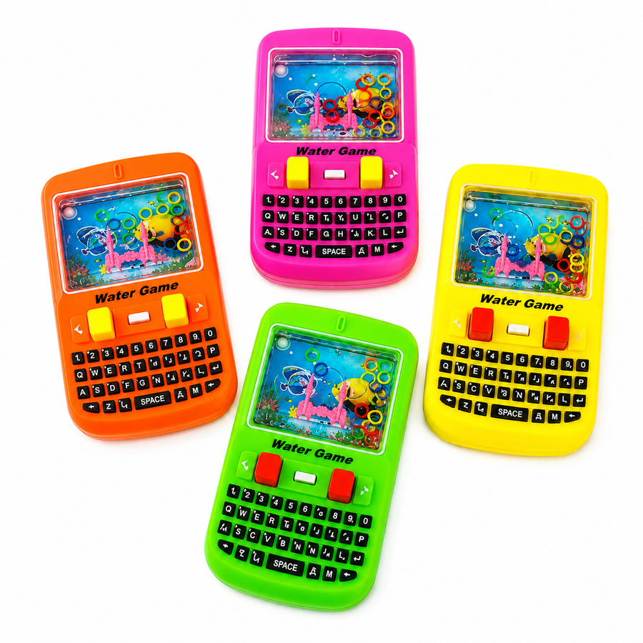 Celular de Agua Grande Tipo Water Game 12 pzas | Juguetes Sensoriales para Piñatas, Premios y Regalos
