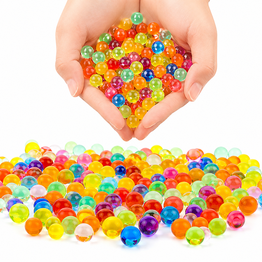 Planilla 20 Sobres de Bolitas de Hidrogel de Colores para Piñata y Fiesta Infantil