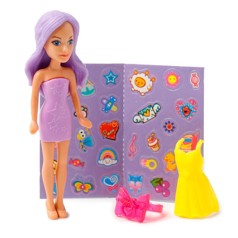Planilla Mini Muñecas de Olor con Accesorios 20 Pzas para Piñata