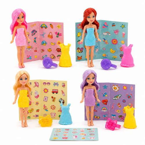 Planilla Mini Muñecas de Olor con Accesorios 20 Pzas para Piñata