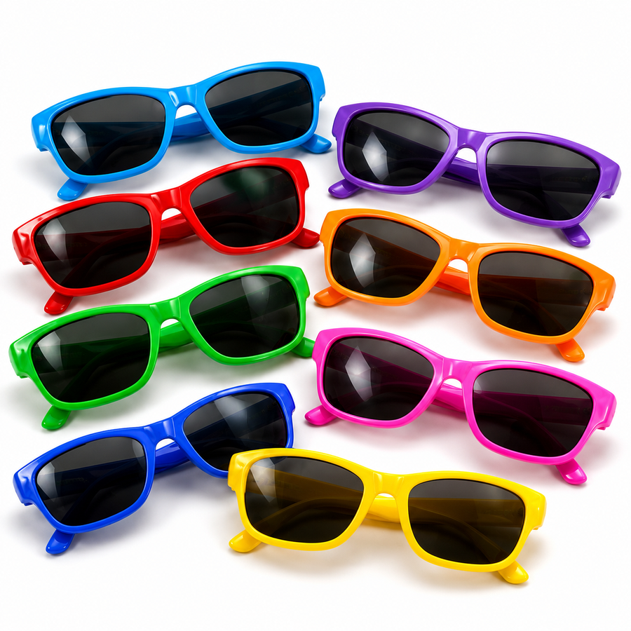 Lentes Infantiles de Juguete 24 pzas Colores Surtidos para Fiesta y Piñata