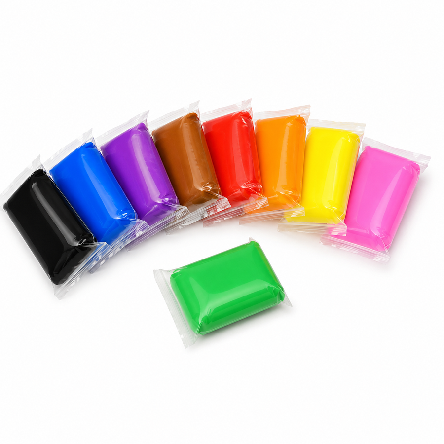 Foamy Moldeable 12 Colores para Manualidades y Plastilina Suave para Niños