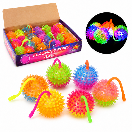 Pelotas Luminosas LED Sensoriales para Fiesta Infantil Piñata Bolo Premios y Recuerdos 12 Piezas