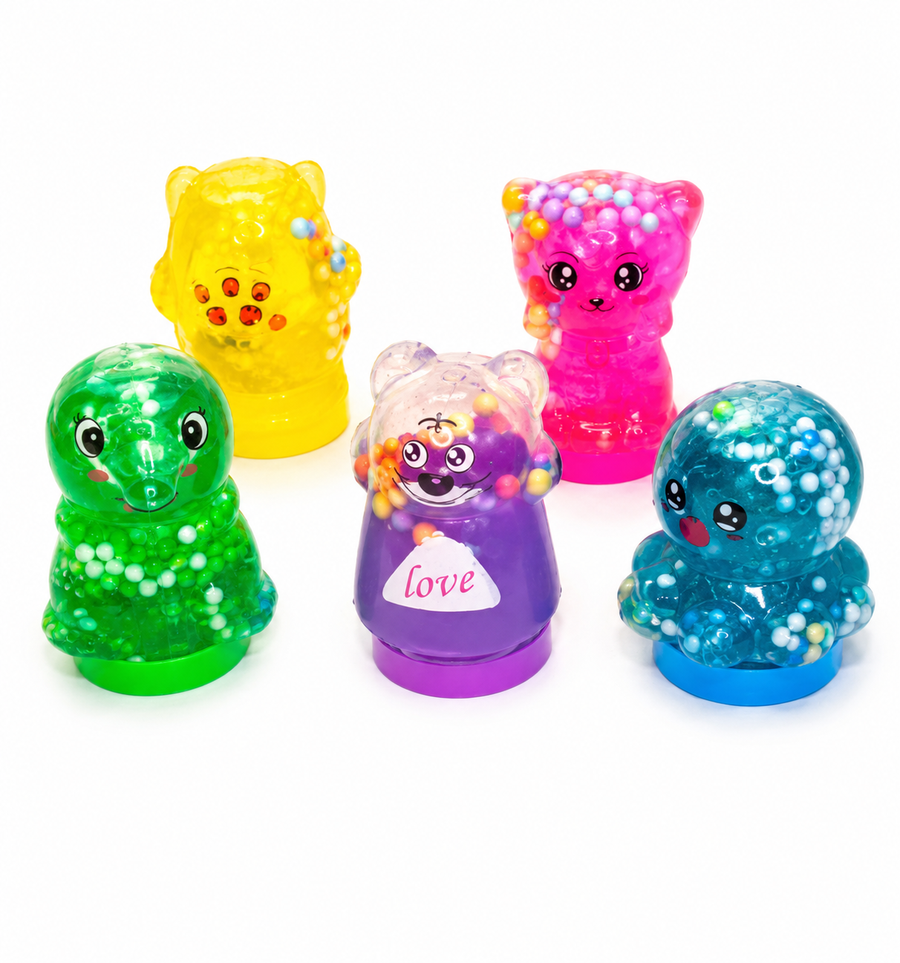 12 Pzs Moco De Gorila Bote Surtidos Slime Juguete Fiesta (precio por docena)