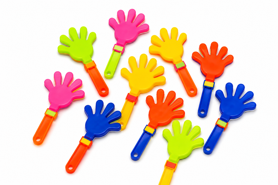 Planilla Manitas aplaudidoras Para Piñata 20 pzas| Juguetes Surtidos Para Dulceros, Fiestas y Premios