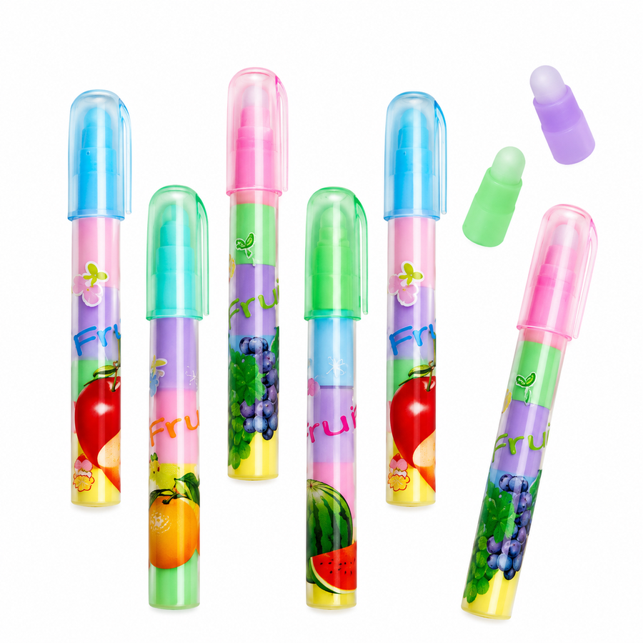 Caja 36 Gomas de Borrar Tipo Lápiz Colores Pastel Intercambiables Mayoreo