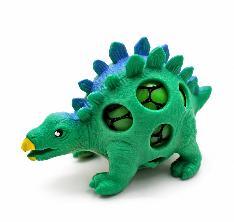Dinosaurios Squishy Antiestrés Sensoriales con Pelotas Orbeez Juguete Piñata Bolo Fiesta Infantil Premio 6 Pzas