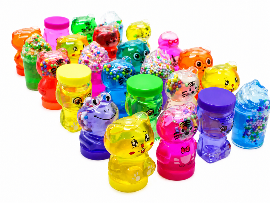 12 Pzs Moco De Gorila Bote Surtidos Slime Juguete Fiesta (precio por docena)
