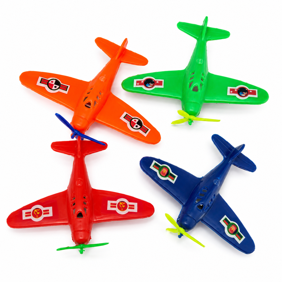 Avión de Juguete Infantil Colores Surtidos para Piñata y Fiesta 50 pzas
