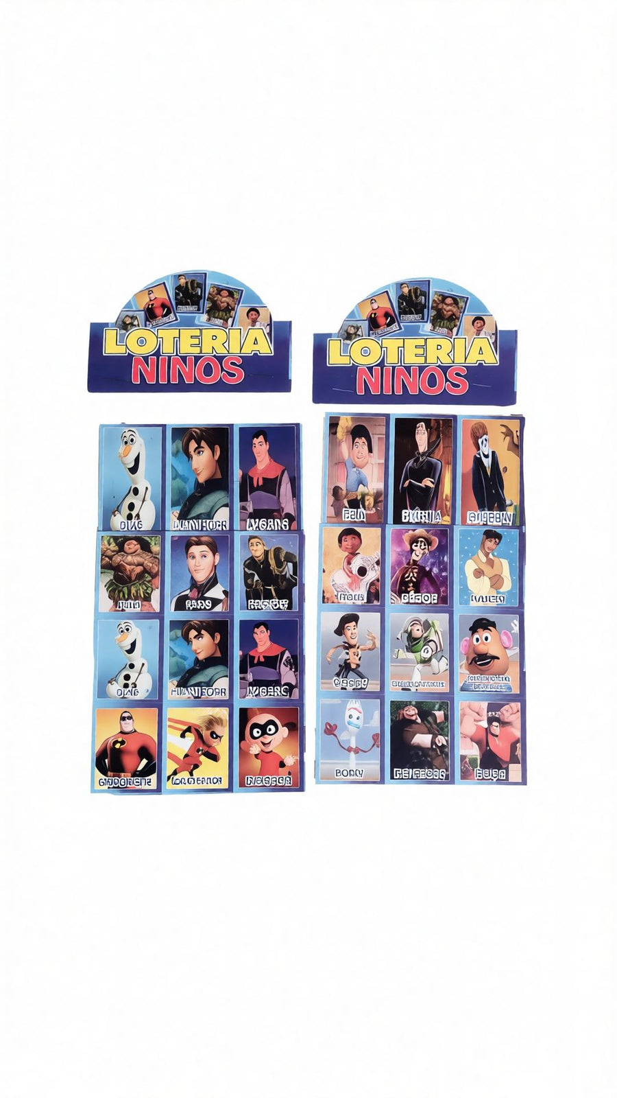 Juego de Lotería Infantil Mexicana con Tableros y Tarjetas 1 pza| Ideal para Piñatas, Bolos y Premios