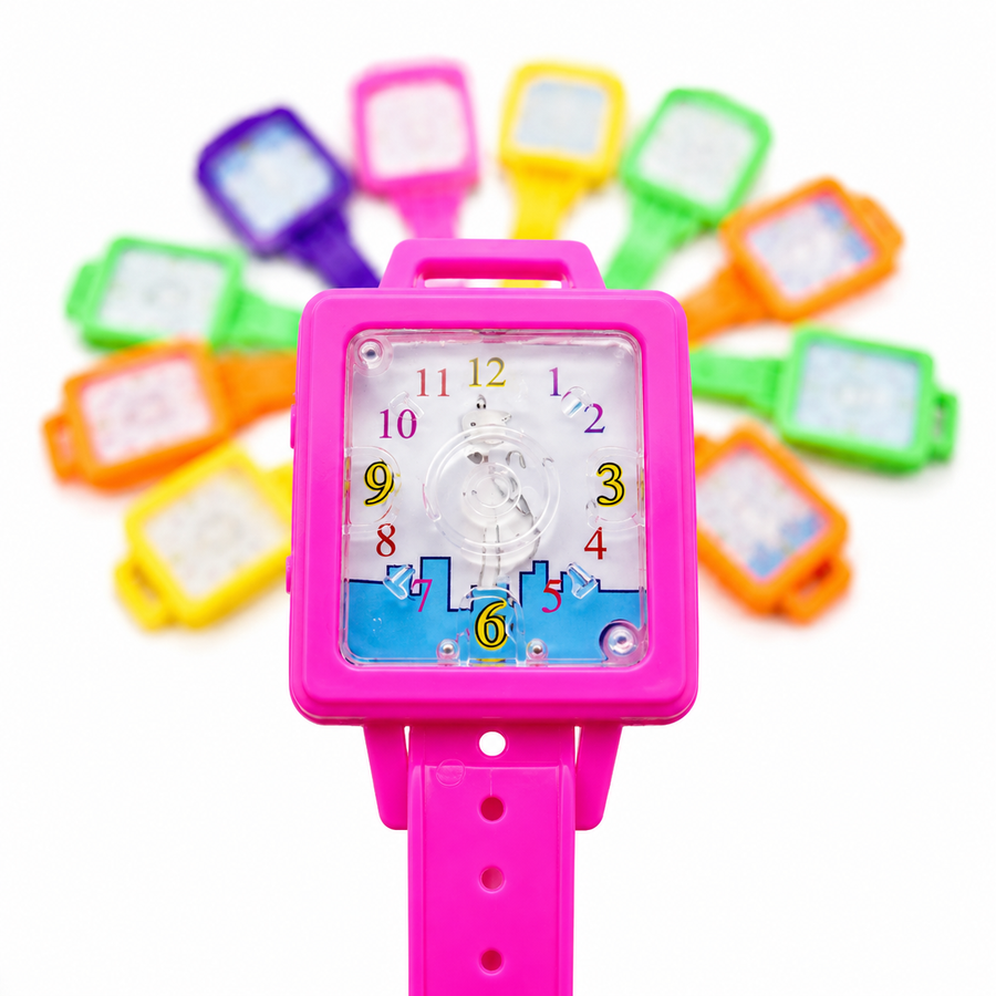 Planillas Relojes Laberinto Infantiles Surtidos 20 pzas | Juguete para Piñata, Bolo, Fiesta y Premios Escolares