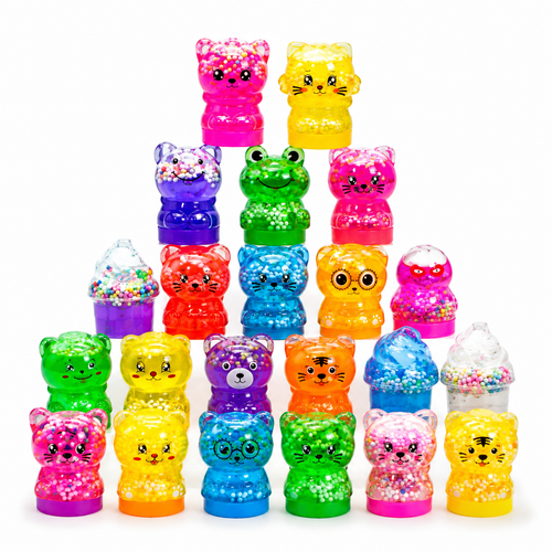 12 Pzs Moco De Gorila Bote Surtidos Slime Juguete Fiesta (precio por docena)