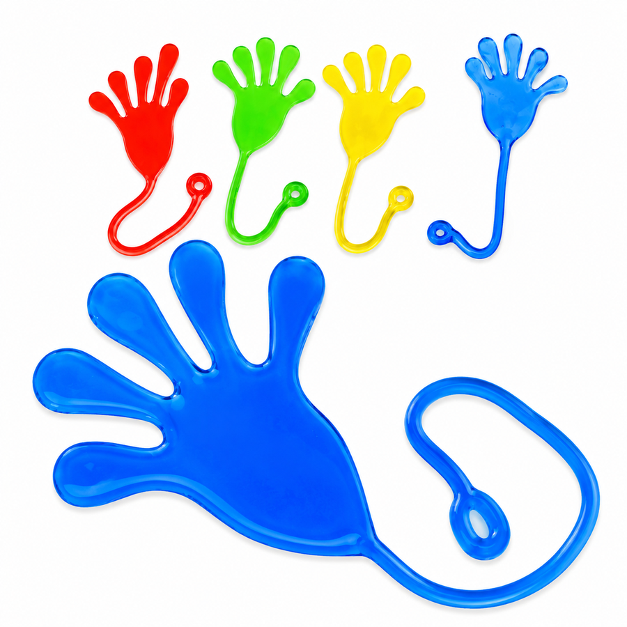 4 Manos Pegajosas Grandes Colores Surtidos Juguete Fiesta Piñata Bolo Premio Infantil