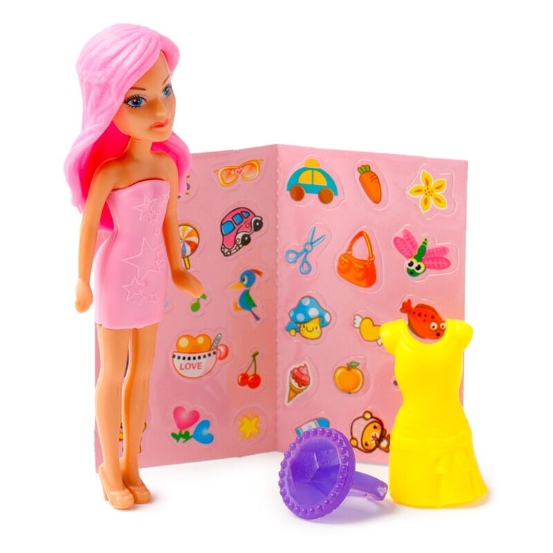 Planilla Mini Muñecas de Olor con Accesorios 20 Pzas para Piñata