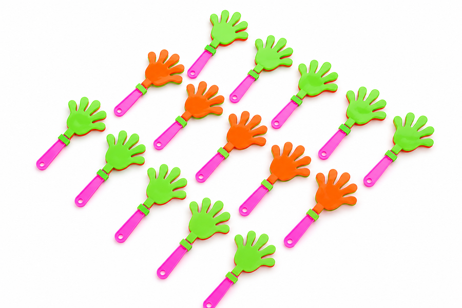 Planilla Manitas aplaudidoras Para Piñata 20 pzas| Juguetes Surtidos Para Dulceros, Fiestas y Premios