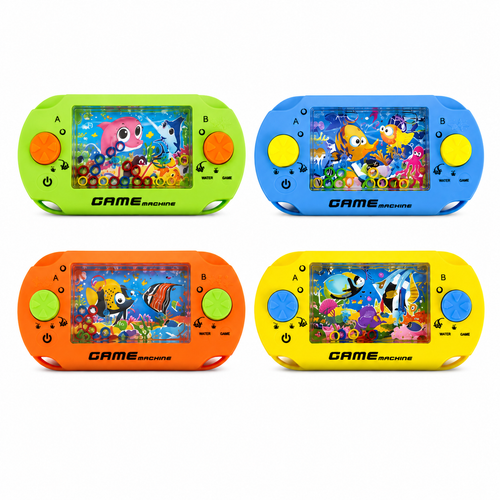 Consola Juego De Agua Retro Con Aros Juguete Clásico Infantil Premio Piñata Bolo Recuerdo Fiesta 1 Pza