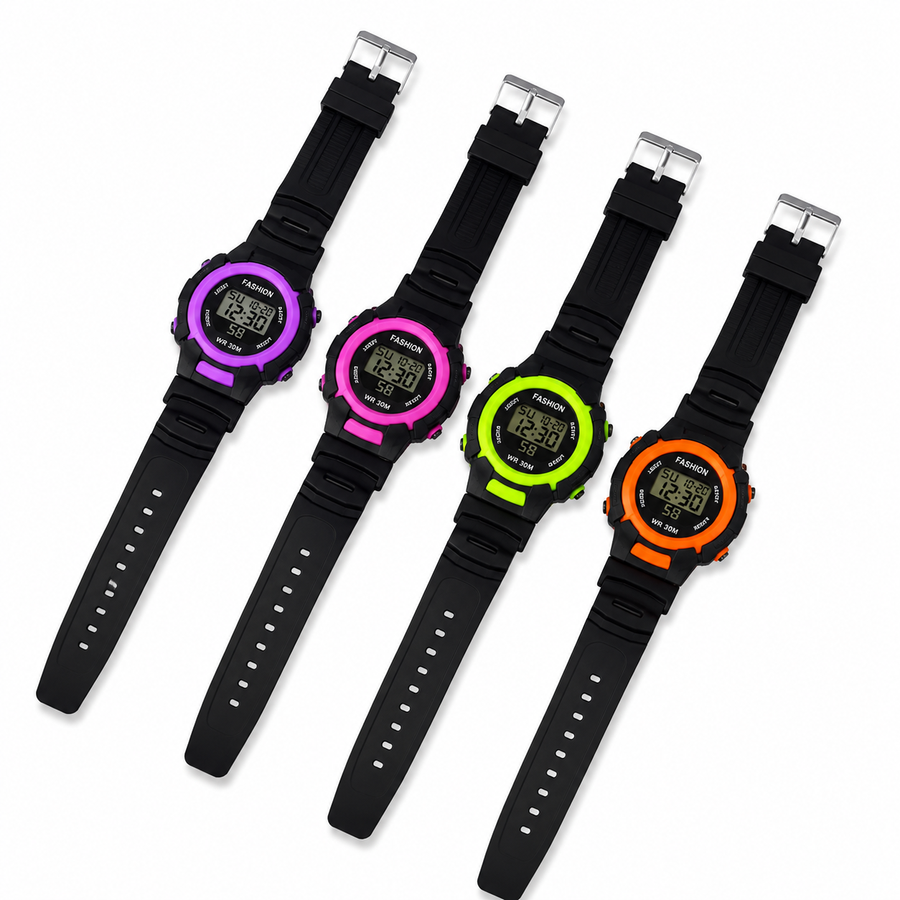 Planilla Relojes Digitales para Niño 12 piezas Juguete Premio Piñata Bolo Fiesta Infantil