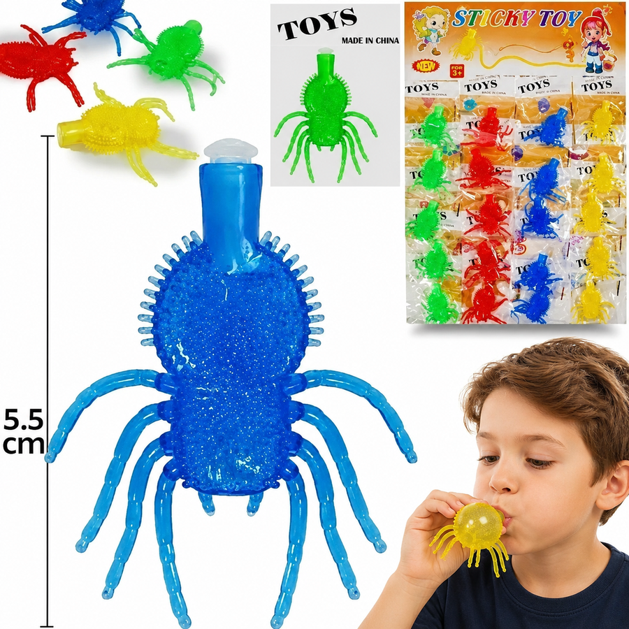 Planilla 20 Silbatos Insecto Globo Surtidos para Piñata