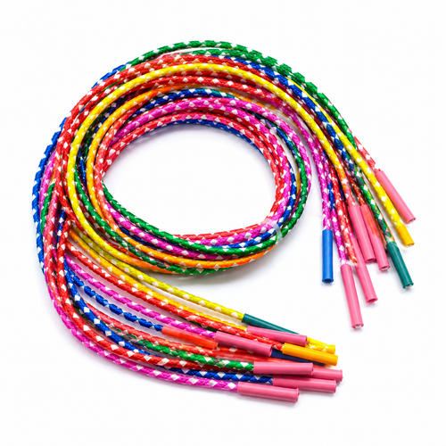 Cuerda para Saltar Multicolor 2 Metros – Docena de 12 Pzas para Piñatas, Fiestas y Actividades Infantiles