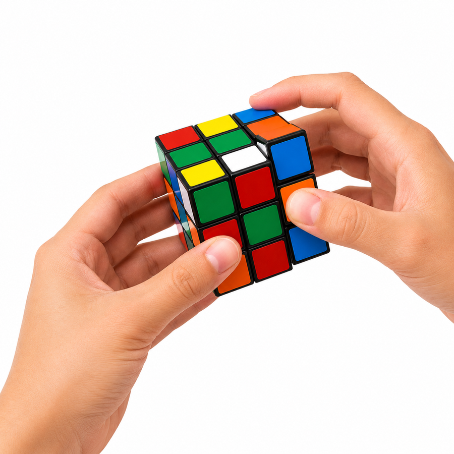 Cubo Mágico tridimensional 3x3 de Colores 5 cm | Rompecabezas para Niños y Adultos