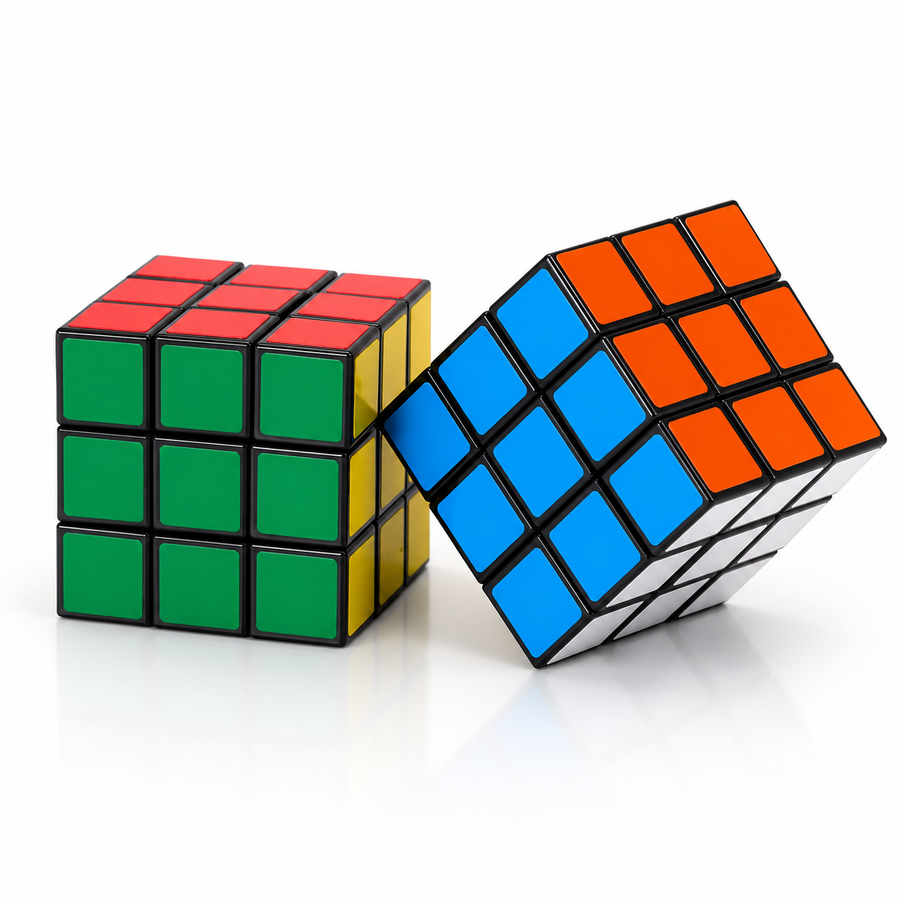 Cubo Mágico tridimensional 3x3 de Colores 5 cm | Rompecabezas para Niños y Adultos