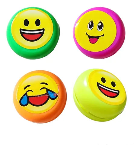 Planilla Yoyos Emoji Surtidos 20 pzas| Premios para Piñata y Dulceros