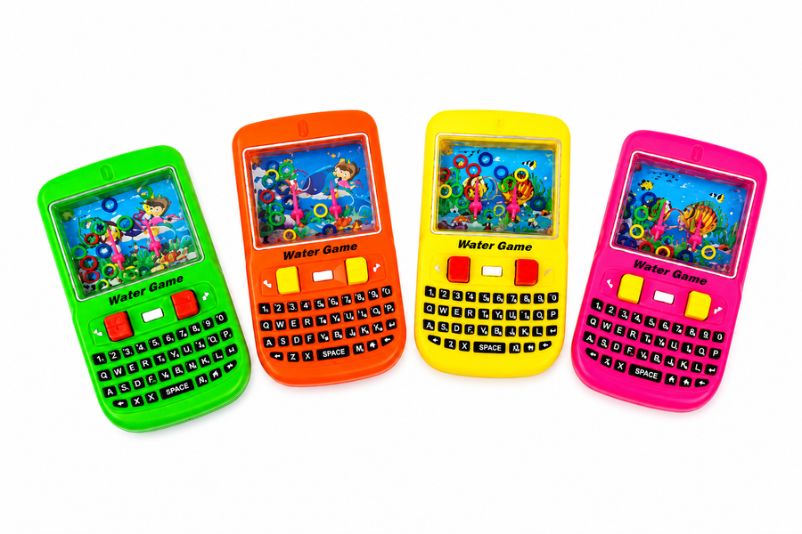 Celular de Agua Grande Tipo Water Game 12 pzas | Juguetes Sensoriales para Piñatas, Premios y Regalos