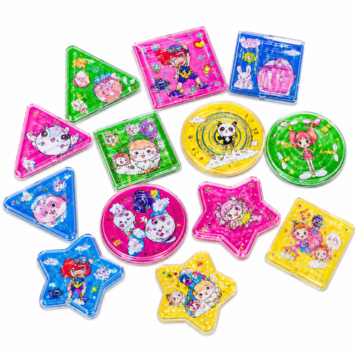 Planilla Mini Laberintos Infantiles 20 Pzas Surtidas | Juguete Didáctico y de Destreza para Piñatas y Premios