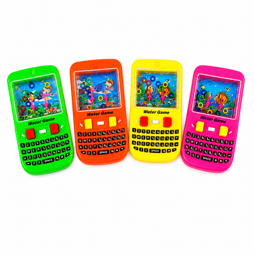 Celular de Agua Grande Tipo Water Game 12 pzas | Juguetes Sensoriales para Piñatas, Premios y Regalos