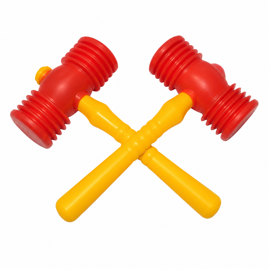 Chipote Chillon de Juguete 12 pzas | Martillos Divertidos para Piñatas, Fiestas y Eventos Infantiles
