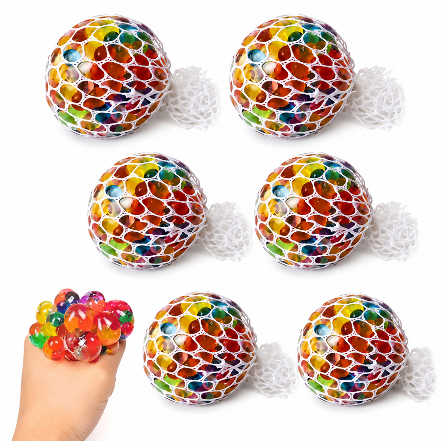 Cerebros Squishy Antiestrés de Gel Colores Surtidos 12 piezas Juguete Piñata Bolo Fiesta Infantil