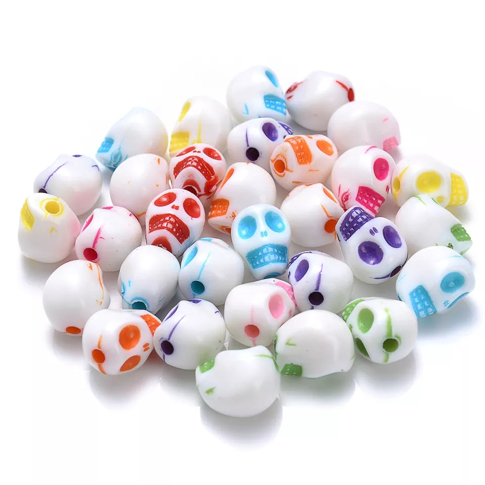 Separador calaveras colores (por bolsa 100 pz)